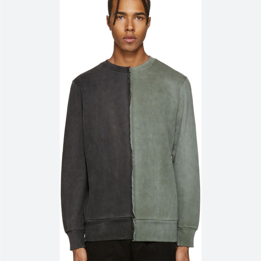 Diesel Double Cut And Sew Sweatshirt Diesel Double Cut And Sew Sweatshirt